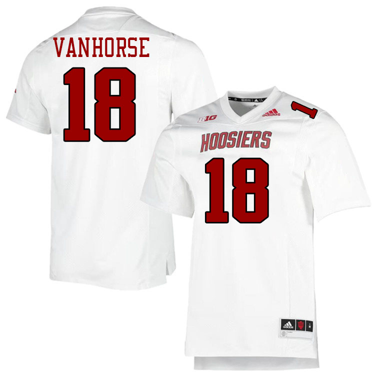 Solomon Vanhorse Indiana Jerssey,Indiana University Hooisers Football Jersey,Uniforms-Retro White